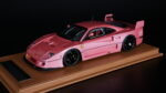 Tecnomodel 1:18 Ferrari F40 LM 1996 Metallic Pink Colour with 5 Spoke black wheels (Limited Edition) Resin Model