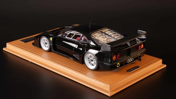 Tecnomodel - 1:18 Ferrari F40 LM Gloss Black Version with Enkei Silver Rims 12 Tecnomodel - 1:18 Ferrari F40 LM Gloss Black Version with Enkei Silver Rims