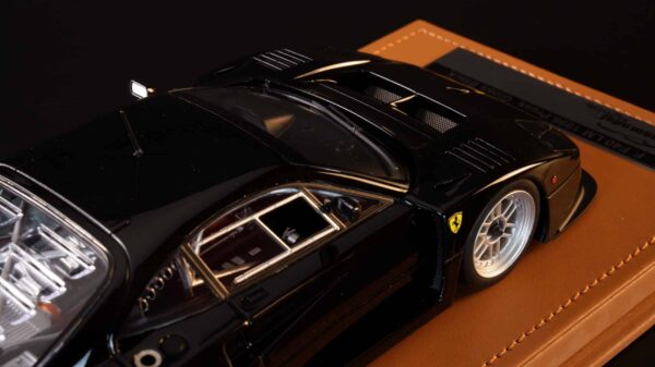 Tecnomodel - 1:18 Ferrari F40 LM Gloss Black Version with Enkei Silver Rims 18 Tecnomodel - 1:18 Ferrari F40 LM Gloss Black Version with Enkei Silver Rims