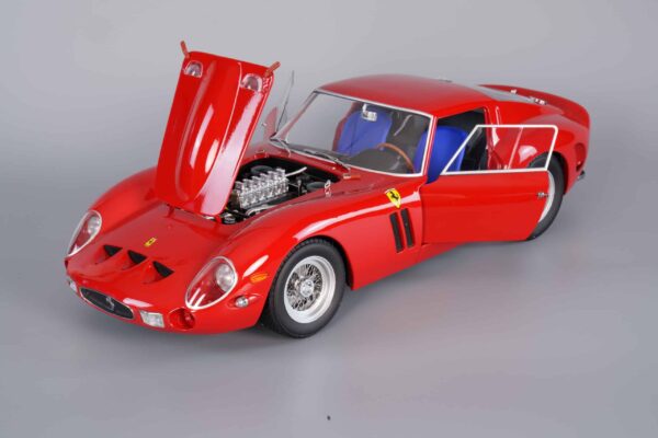 KK Scale 1:12 Ferrari 250 GTO 1962 Red - Diecast Model 5 KK Scale 1:12 Ferrari 250 GTO 1962 Red - Diecast Model