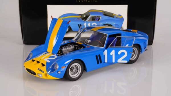 KK Scale 1:12 Ferrari 250 GTO #112 Targa Florio 1964 - Diecast Model 23 KK Scale 1:12 Ferrari 250 GTO #112 Targa Florio 1964 - Diecast Model