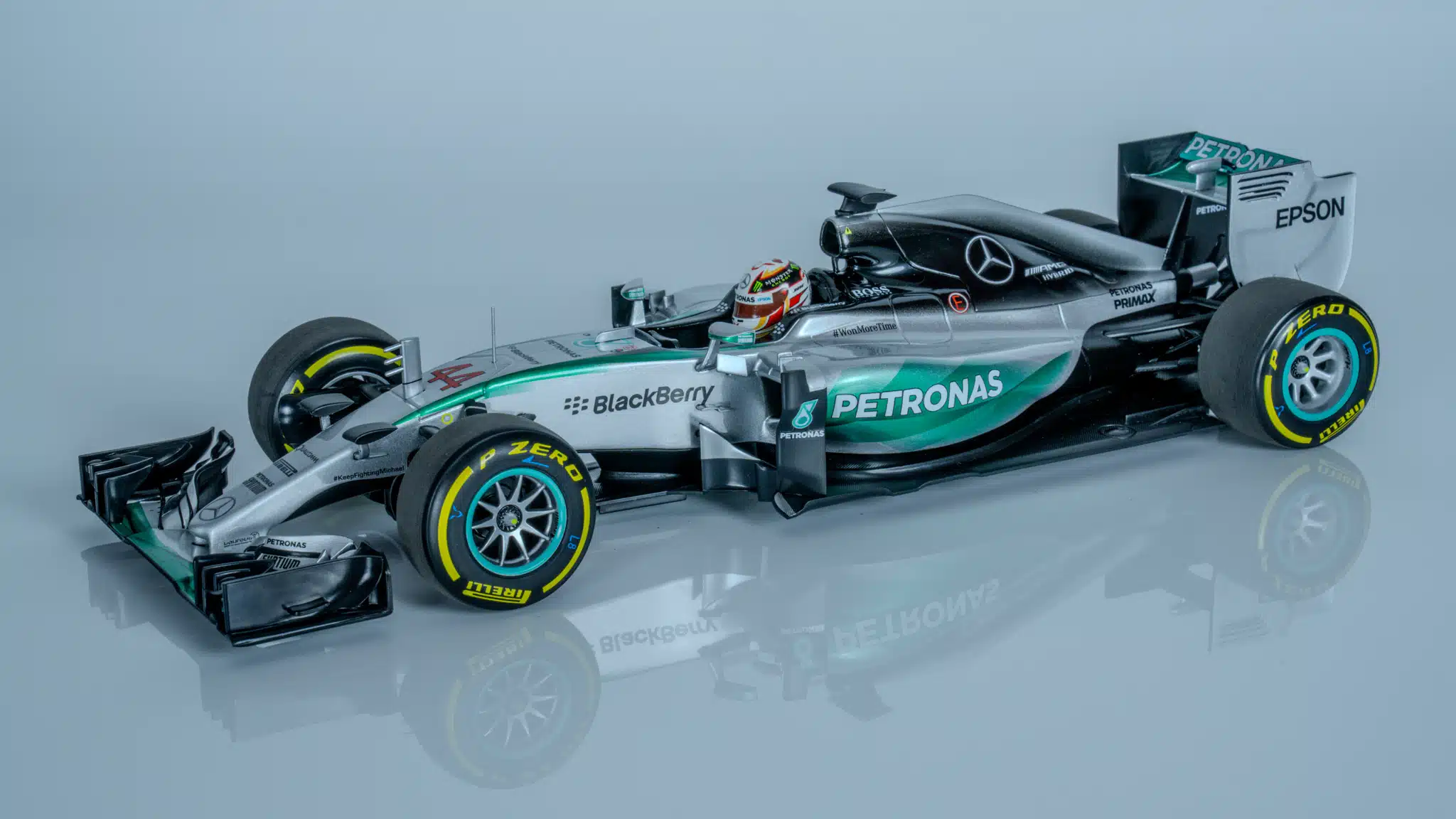 ミニチャンプ　1/18 2015 メルセデスAMGペトロナスW06 ハミルトン Minichamps - 1:18 Mercedes-AMG Petronas F1 W06 - #44 Lewis