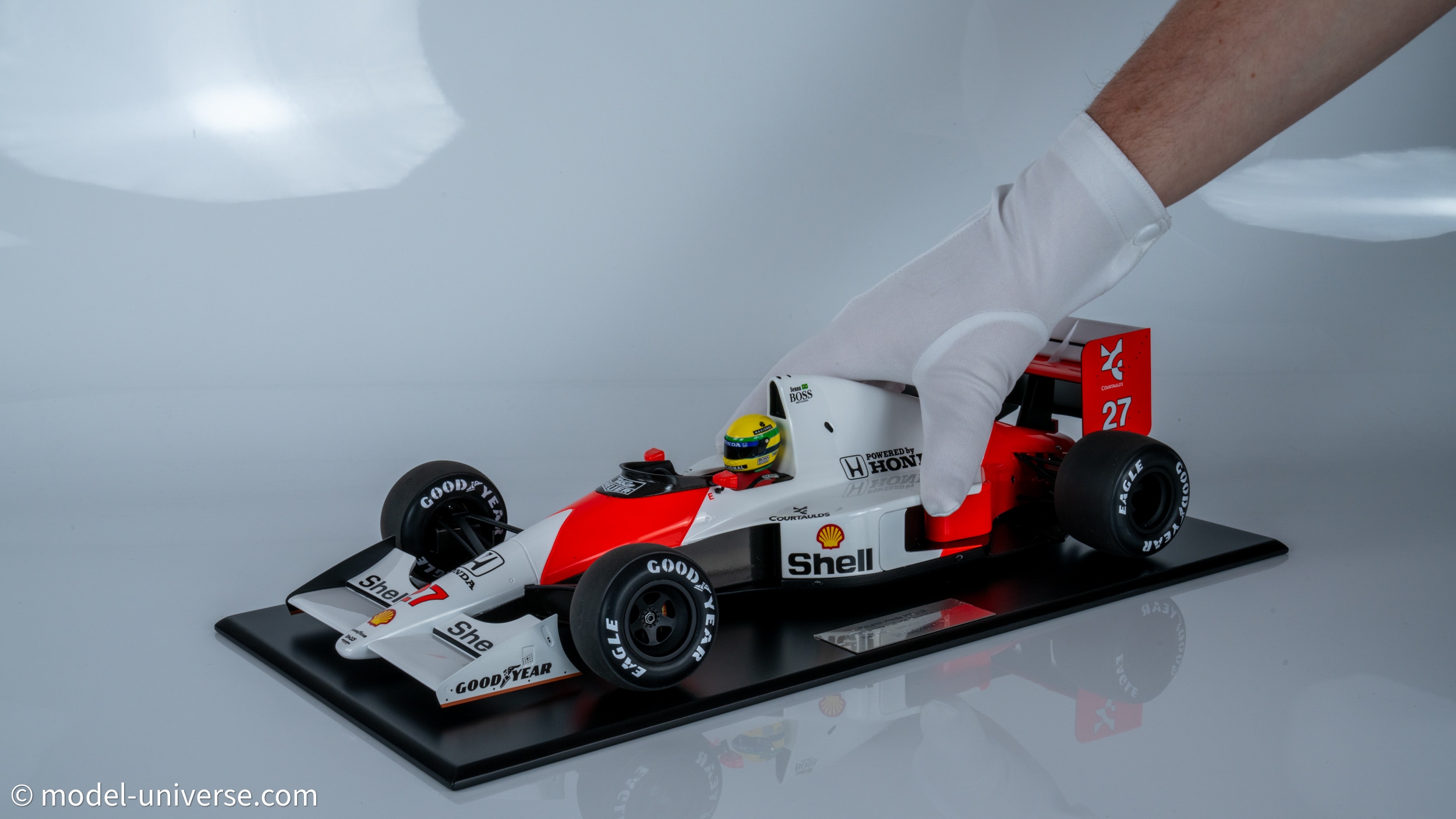 No375 ミニカー1/12 McLaren MP AYRTON SENNA McLaren MP4/5B - Ayrton Senna (1990), World Champion, 1:12