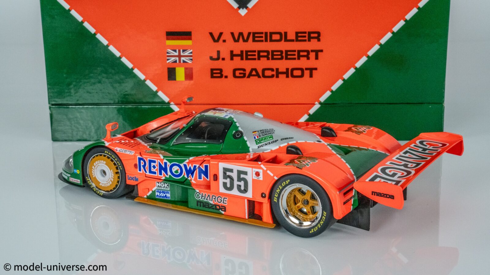 WERK83 - 1:18 Mazda 787B 2.6L 24h LeMans 1991 Winner No.55
