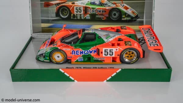 1:18 Mazda 787B 2.6L 24h LeMans 1991 Winner No.55 (Weidler/Herbert/Gachot) Diecast Model Werk83