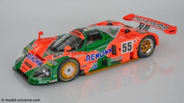 1:18 Mazda 787B 2.6L 24h LeMans 1991 Winner No.55 (Weidler/Herbert/Gachot) Diecast Model Werk83