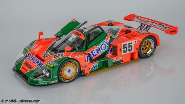 1:18 Mazda 787B 2.6L 24h LeMans 1991 Winner No.55 (Weidler/Herbert/Gachot) Diecast Model Werk83
