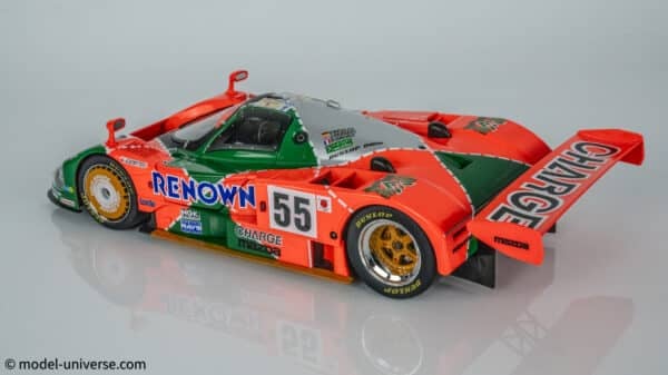 1:18 Mazda 787B 2.6L 24h LeMans 1991 Winner No.55 (Weidler/Herbert/Gachot) Diecast Model Werk83