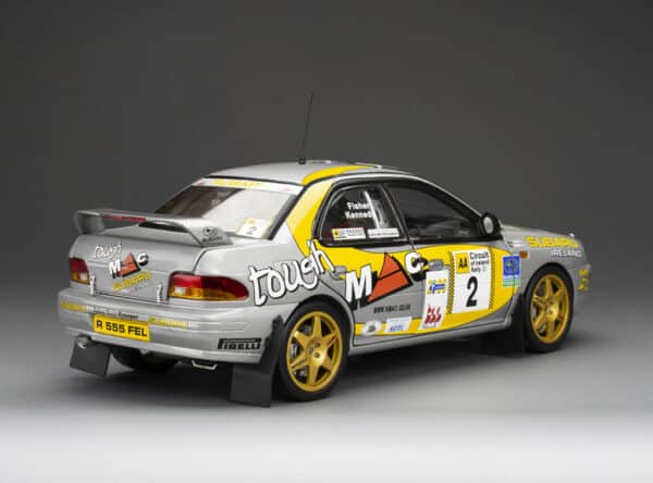 Diecast Model Shop - Model Universe 48 Alternative view of Sun Star - 1:18 Subaru Impreza 555 No.2 Bobby Fisher Winner AA Circuit of Ireland 1999 (5601) Limited Edition Diecast Model