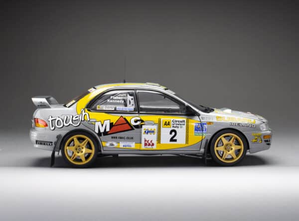 Sun Star - 1:18 Subaru Impreza 555 No.2 Bobby Fisher Winner AA Circuit of Ireland 1999 (5601) Limited Edition Diecast Model 17 Sun Star - 1:18 Subaru Impreza 555 No.2 Bobby Fisher Winner AA Circuit of Ireland 1999 (5601) Limited Edition Diecast Model
