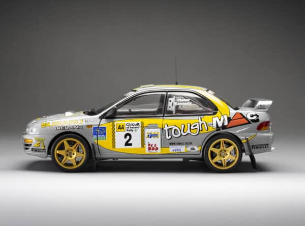 Sun Star - 1:18 Subaru Impreza 555 No.2 Bobby Fisher Winner AA Circuit of Ireland 1999 (5601) Limited Edition Diecast Model 16 Sun Star - 1:18 Subaru Impreza 555 No.2 Bobby Fisher Winner AA Circuit of Ireland 1999 (5601) Limited Edition Diecast Model