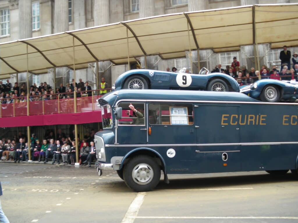Ecurie Ecosse Race Car Transporter Model – The Iconic “Blue Chariot of Champions”