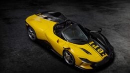 MR Collection - 1:18 Ferrari Daytona SP3 Monterey Car Week Special Livery Yellow/Black - Limited Edition Resin Model