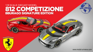 Review of the Ferrari 812 Competizione Diecast Model by Bburago