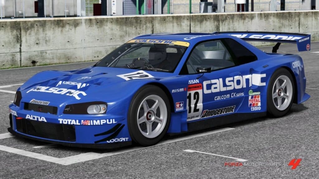 Pre-Order the Spark – 1:12 Nissan Skyline GT-R (R34) No.12 Calsonic JGTC GT500 2003 Benoit Tréluyer, Yuji Ide – Resin Model - 18SJ002