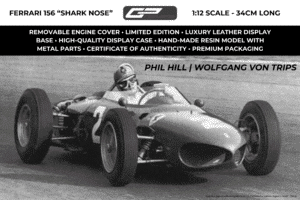 Pre-Order the Limited Edition 1:12 Scale 1961 Ferrari 156 Shark Nose Model Car by GP Replicas