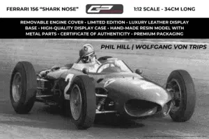 Pre-Order the Limited Edition 1:12 Scale 1961 Ferrari 156 Shark Nose Model Car by GP Replicas