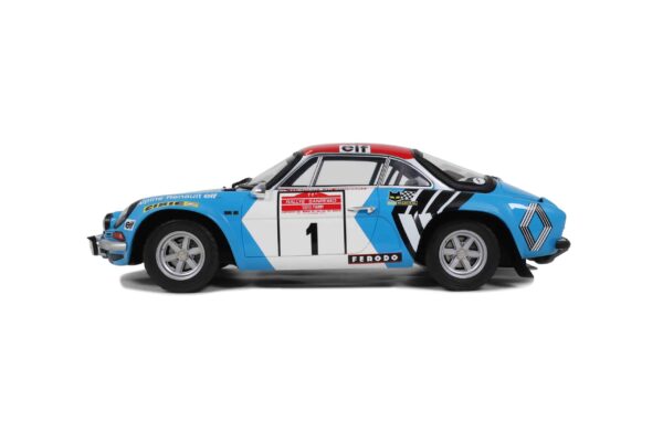 Otto Mobile 1:12 Alpine A110 1800 Winner San Remo Rally 1973 Jean-Luc Therier (G096) Limited Edition Resin Model 12 Otto Mobile - 1:12 Alpine A110 1800 Winner San Remo Rally 1973 Jean-Luc Therier, Jacques Jaubert - Limited Edition Resin Model