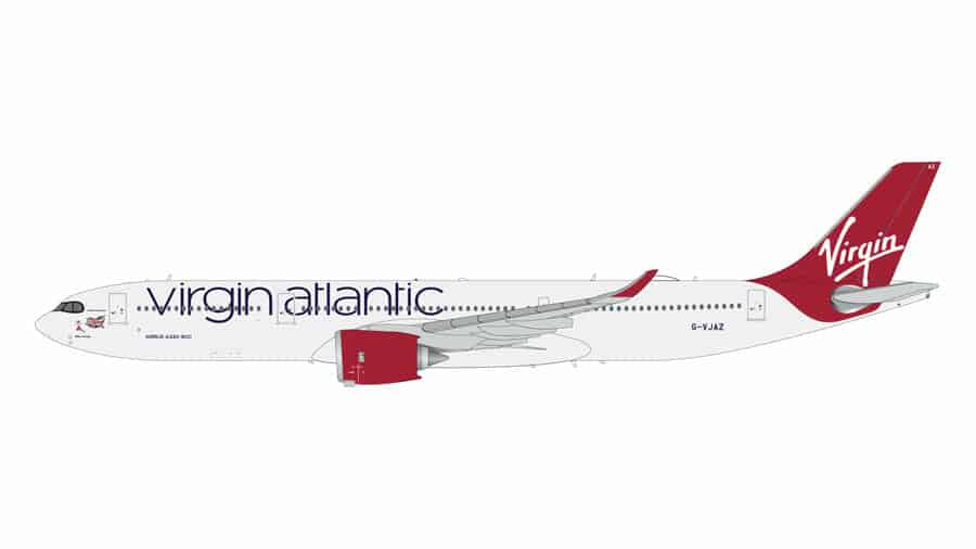 gemini jets - 1:200 virgin atlantic airbus a330-900neo (g-vjaz)