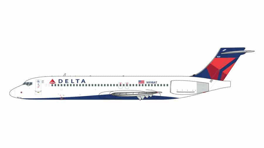 gemini jets - 1:400 delta airlines boeing 717-200 (n998at)