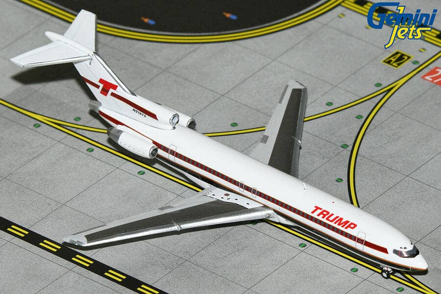 gemini jets - 1:400 the trump shuttle boeing 727-200 (n918ts)