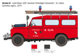 Italeri - 1:24 Land Rover Fire Truck (3660) Model Kit