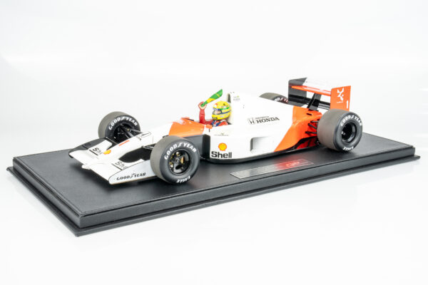 GP Replicas 1:12 McLaren Honda MP4/6 Ayrton Senna Winner Brazilian GP 1991 with Driver and Flag (GP1229AWD) Limited Edition Resin Model 20 GP Replicas 1:12 McLaren Honda MP4/6 Ayrton Senna Winner Brazilian GP 1991 with Driver and Flag (GP1229AWD) Limited Edition Resin Model