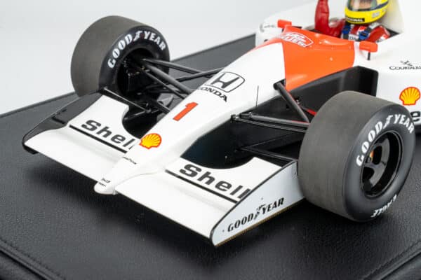 GP Replicas 1:12 McLaren Honda MP4/6 Ayrton Senna Winner Brazilian GP 1991 with Driver and Flag (GP1229AWD) Limited Edition Resin Model 23 GP Replicas 1:12 McLaren Honda MP4/6 Ayrton Senna Winner Brazilian GP 1991 with Driver and Flag (GP1229AWD) Limited Edition Resin Model