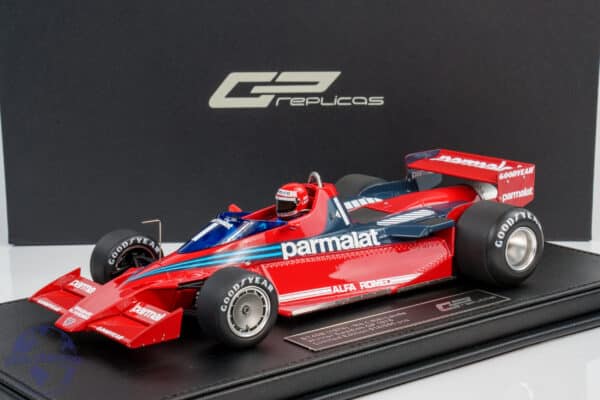 GP Replicas - 1:18 Alfa Romeo BT46B No.1 Niki Lauda Winner Swedish GP 1978 "Fan Car" with Driver Figure - Limited Edition Resin Model