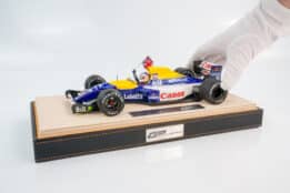 GP Replicas - 1:18 Williams Renault FW14B No.5 Nigel Mansell Winner British GP 1992 with Driver Figure and Flag - Limited Edition Resin Model