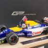 GP Replicas - 1:18 Williams Renault FW14B No.5 Nigel Mansell Winner British GP 1992 with Driver Figure and Flag - Limited Edition Resin Model