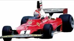 GP Replicas - 1:18 Ferrari 312 T (1976) #1 Nii Lauda Winner 1976 Brazilian GP with Driver