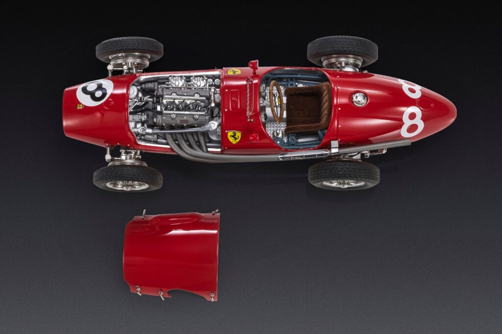 Pre-Order the Limited Edition 1:12 Scale 1953 Ferrari 500 F2 Model Car by GP Replicas 4 GP Replicas - 1:12 Ferrari 500 F2 No.8 Mike Hawthorn British GP 1953 - Limited Edition Resin Model