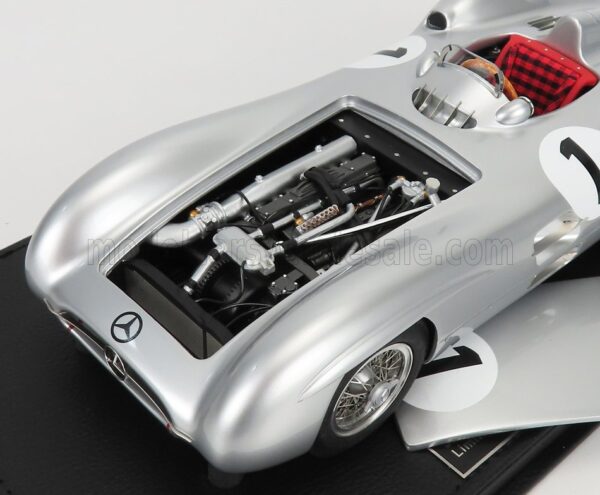 GP128E GP REPLICAS MERCEDES F1 W196 STREAMLINER JUAN MANUEL FANGIO 1954 WORLD CHAMPION RESIN MODEL.6