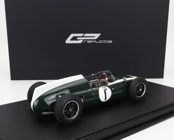 GP Replicas - 1:18 Cooper T53 #1 Jack Brabham Pole/Winner British GP Silverstone 1960 w/Driver