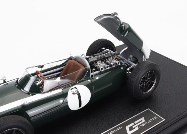 GP Replicas - 1:18 Cooper T53 #1 Jack Brabham Pole/Winner British GP Silverstone 1960 w/Driver