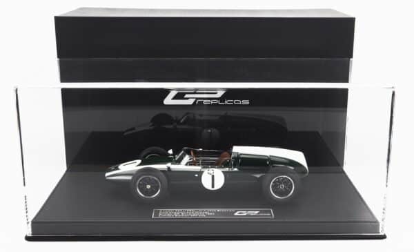 GP Replicas - 1:18 Cooper T53 #1 Jack Brabham Pole/Winner British GP Silverstone 1960 w/Driver