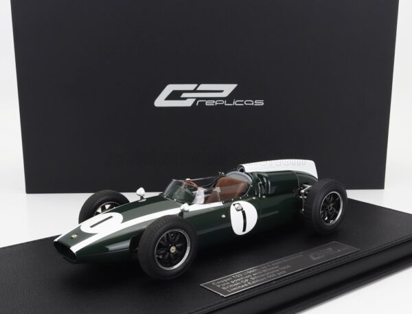 GP Replicas - 1:18 Cooper T53 #1 Jack Brabham Pole/Winner British GP Silverstone 1960 w/Driver