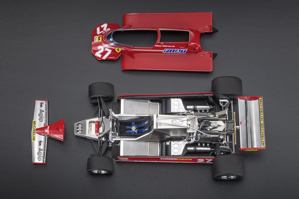 GP Replicas 1:18 Ferrari 126CK No.27 Gilles Villeneuve Winner Monaco GP 1981 - Limited Edition Resin Model