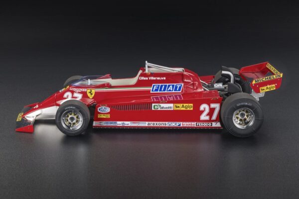 GP Replicas 1:18 Ferrari 126CK No.27 Gilles Villeneuve Winner Monaco GP 1981 - Limited Edition Resin Model 7 GP Replicas 1:18 Ferrari 126CK No.27 Gilles Villeneuve Winner Monaco GP 1981 - Limited Edition Resin Model