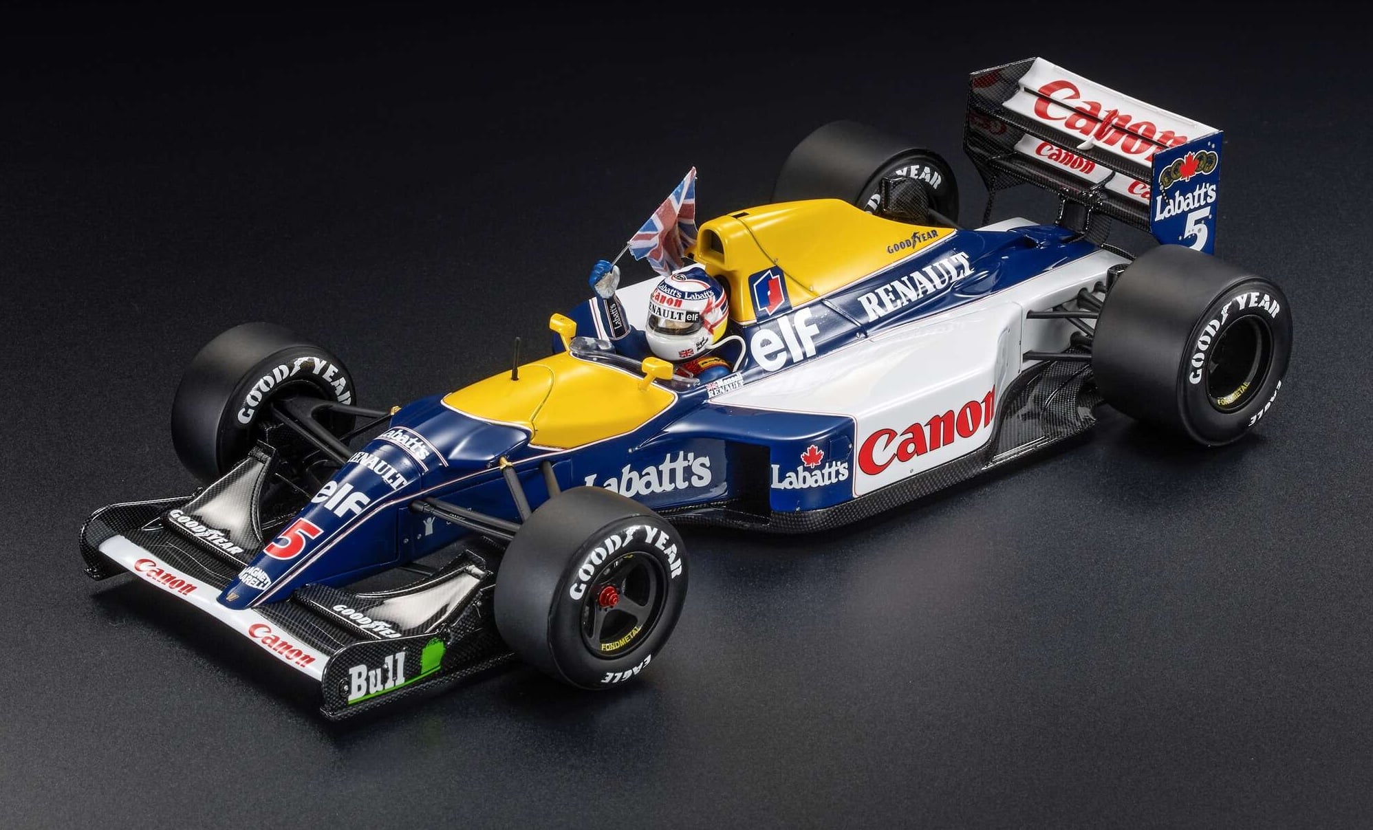 ミニカー 1/18・1992年 F1 ウイリアムズ・ルノー FW14B エグゾト 1/18 モデルカー 1992 ウイリアムズ・ルノー FW14B