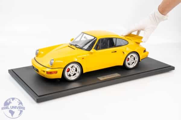 GT Spirit - 1:8 Porsche 911 (964) Turbo S Yellow 1994 - Limited Edition Resin Model