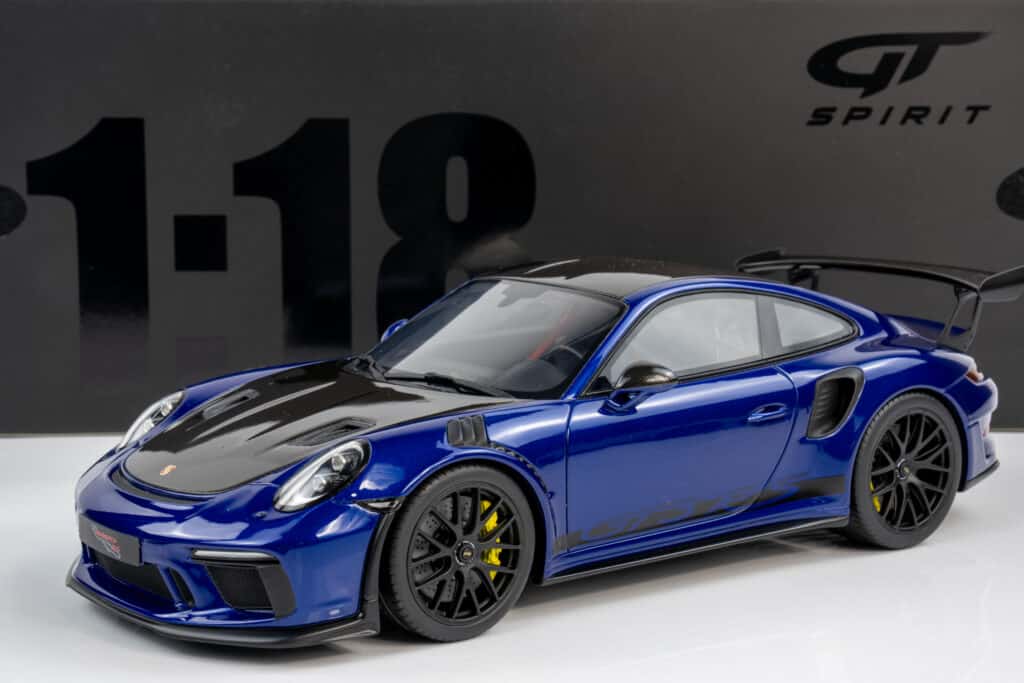 GT Spirit Announces New Models for Late 2025 7 GT Spirit - 1:18 Porsche 911 (991.2) GT3 RS Weissach Package Blue 2018 - Limited Edition Resin Model