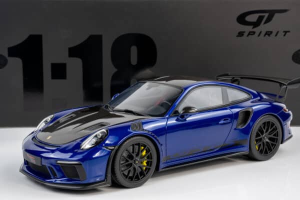 GT Spirit GT526 Porsche 911 991 GT3 RS Weissach Package Blue Resin Model 2