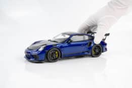 GT Spirit GT526 Porsche 911 991 GT3 RS Weissach Package Blue Resin Model 3