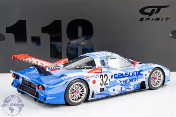 GT Spirit - 1:18 Nissan R390 GT1 No.32 Le Mans 24h 1998 Blue - Limited Edition Resin Model