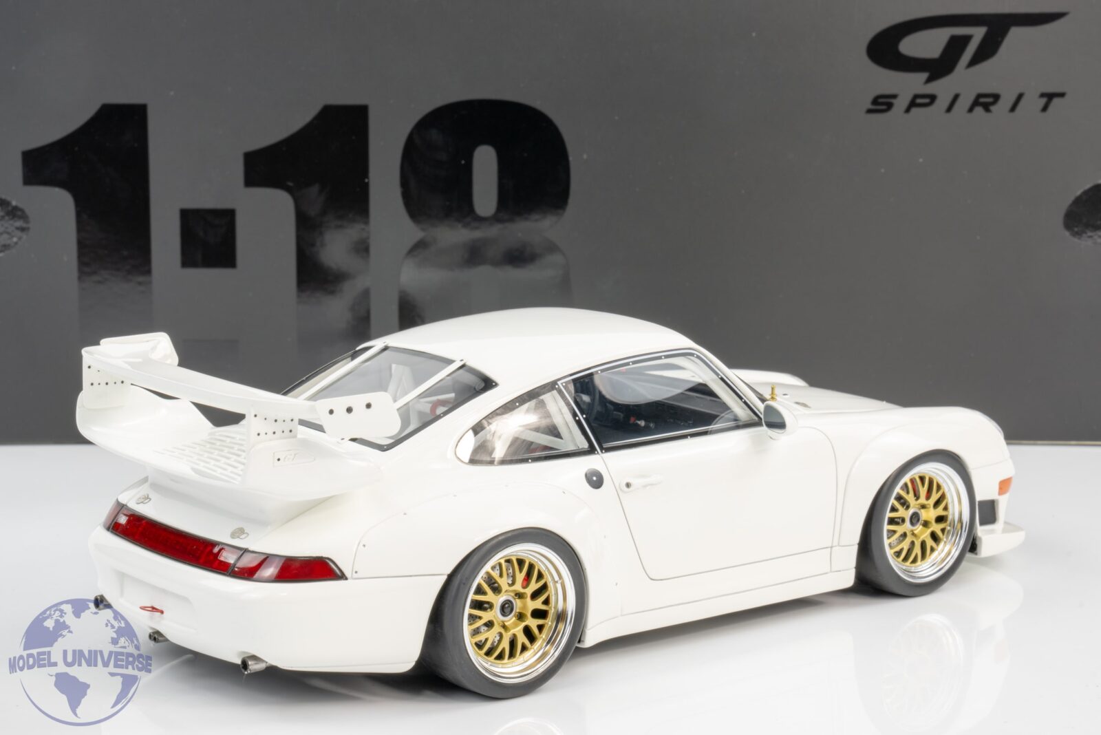 GT Spirit - 1:18 Porsche 911 (993) GT2 Evo White 1995