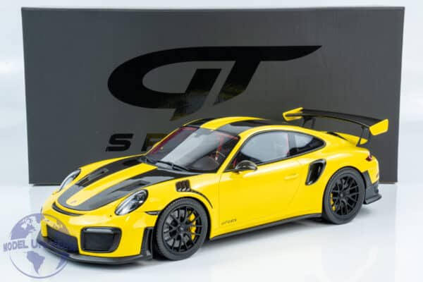 GT Spirit - 1:12 Porsche 911 (991.2) GT2 RS Weissach Package Yellow - Limited Edition Resin Model