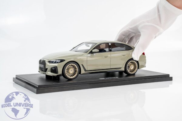 GT Spirit - 1:18 Alpina B4 GT Gran Coupe Grey 2024 - Limited Edition Resin Model 8 GT Spirit GT541 BMW Alpina B4 GT Green