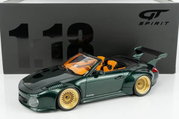 GT Spirit 1:18 Porsche 911 (997.2) Old & New Tokyo Auto Salon Green (GT548) Limited Edition Resin Model